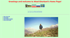 Desktop Screenshot of ahad-ghorbani.com